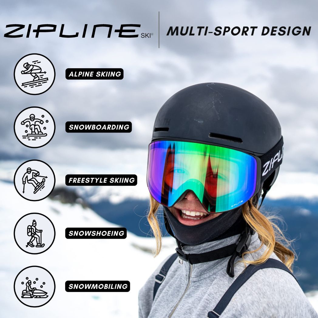 Zipline KLIK Goggles Multi-Sport Design